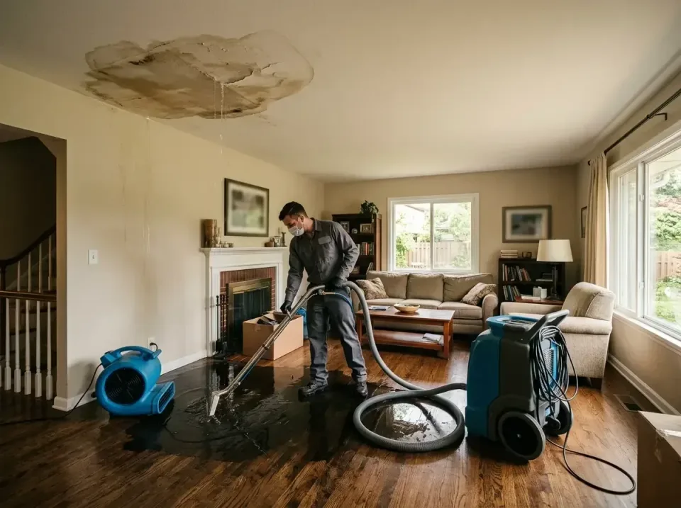 attic-pipe-burst-ceiling-drip-008 — frequently asked questions, Water Damage Restoration & Carpet Care in Faribault, MN
